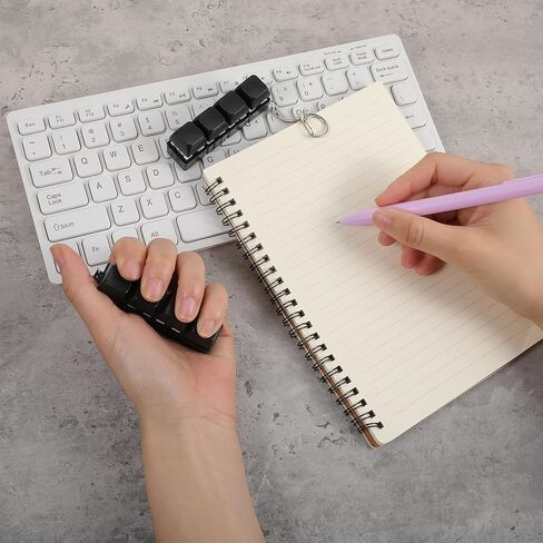 2 Pcs Keyboard Fidget Toys Fidget Clicker, Keyboard Four-Button Clicker Keychain Button ADHD Stress Relief Gifts Sensory Toy for Adult Boost Focus Pass The Time in Saudi Arabia