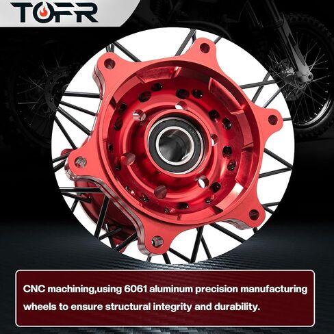 TOFR 18" x 2.15" Rear Wheel Hub Rim for Honda CRF250R CRF450R 2004-2012 CR125R CR250R 2002-2013 CRF250X CR450X 04-16 in Kuwait