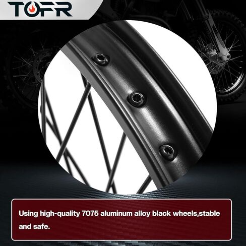 TOFR 18" x 2.15" Rear Wheel Hub Rim for Honda CRF250R CRF450R 2004-2012 CR125R CR250R 2002-2013 CRF250X CR450X 04-16 in Kuwait