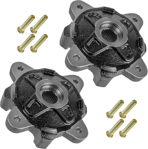 Caltric Front Wheel Hub with Bolts Compatible with Polaris RZR XP 900 EFI EPS 2011 2012 2013 / RZR 4 XP 900 2012 2013 2014 in Kuwait