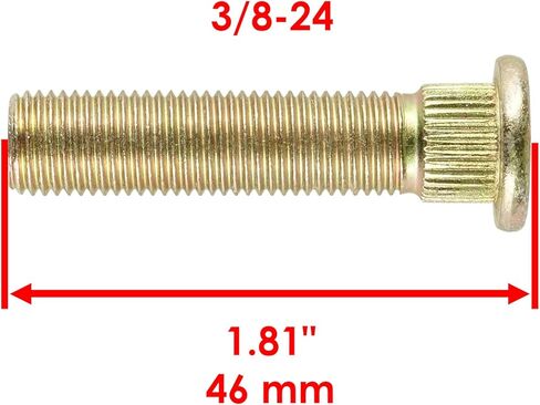 Caltric Front Wheel Hub with Bolts Compatible with Polaris RZR XP 900 EFI EPS 2011 2012 2013 / RZR 4 XP 900 2012 2013 2014 in Kuwait