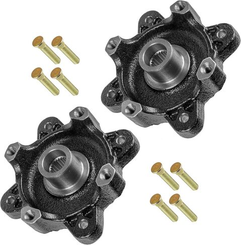Caltric Front Wheel Hub with Bolts Compatible with Polaris RZR XP 900 EFI EPS 2011 2012 2013 / RZR 4 XP 900 2012 2013 2014 in Kuwait