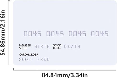 4Pcs White Privilege Card, PVC Privilege Cards, 3.34x2.16in Funny Card Joke, Protable Everything Joke Funny Cards with OPP Bag for Joke, Funny, Inspirational Men Women in Saudi Arabia