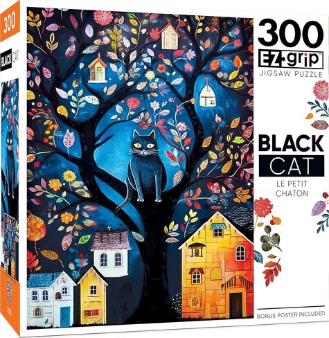 MasterPieces 300 Piece EZ Grip Jigsaw Puzzle for Adults - Birdhouse Kingdom - 18" x 24" - Extra Large Pieces - Unisex Adult in Kuwait