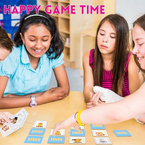 Kids Card Games Pack, 6 Decks, Go Fish, Old Maid, Crazy Eights, Memory Match, Slap Jack, War, Playing Cards, Family Party Table Games in Saudi Arabia