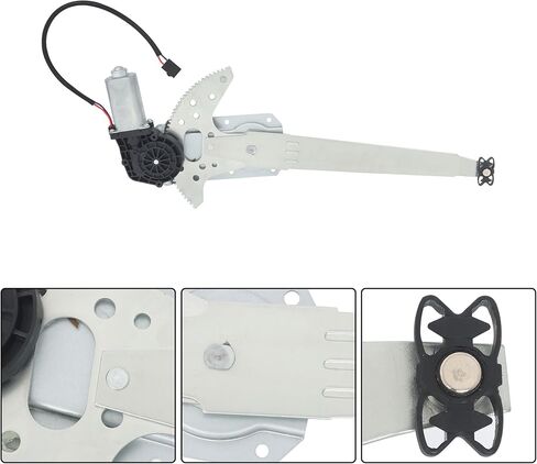 741-754 741-674 Front Left and Right Power Window Regulator with Motor Replacement for Ford Bronco 1981-1996 Replacement for Ford F350 Truck 1981-1997 in Kuwait