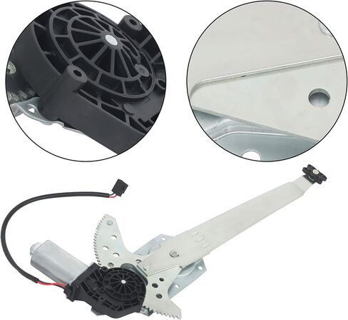 741-754 741-674 Front Left and Right Power Window Regulator with Motor Replacement for Ford Bronco 1981-1996 Replacement for Ford F350 Truck 1981-1997 in Kuwait