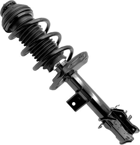 Detroit Axle - Front Left Strut for Fiat 500, 2012 2013 2014 2015 2016 2017 Complete Strut with Coil Spring Assembly Replacement in Kuwait