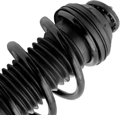 Detroit Axle - Front Left Strut for Fiat 500, 2012 2013 2014 2015 2016 2017 Complete Strut with Coil Spring Assembly Replacement in Kuwait