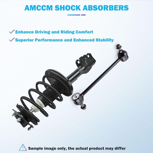 Front & Rear Struts Complete Assembly with 16Pcs Suspension Kit Fit for 2004-2006 for Lexus ES330 for Toyota Camry Solara Replace Control Arm Sway Bar Links Tie Rods Steering Rack Boot in Kuwait