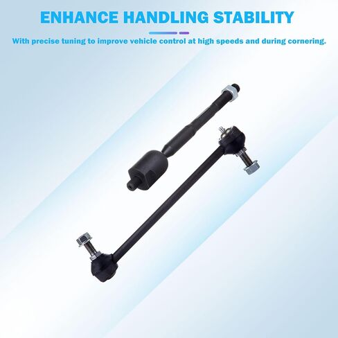 Front & Rear Struts Complete Assembly with 16Pcs Suspension Kit Fit for 2004-2006 for Lexus ES330 for Toyota Camry Solara Replace Control Arm Sway Bar Links Tie Rods Steering Rack Boot in Kuwait