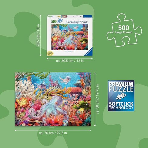 Ravensburger Reef Life Large Format 500 Piece Puzzle for Adults in Saudi Arabia