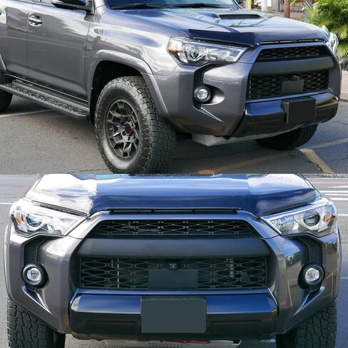 الشواية الأمامية متوافقة مع 4Runner 2016 2017 2018 2019 شبكة المصد الأمامي باللون الأسود غير اللامع مع الملحقات/الحروف in Kuwait