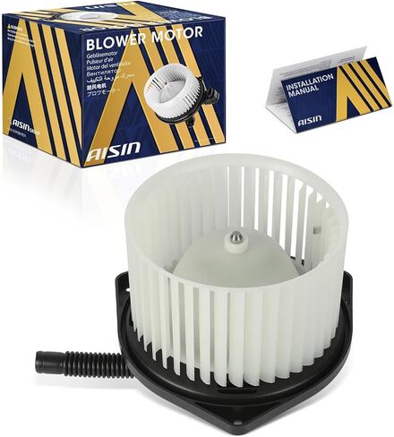 محرك منفاخ AISIN AFTERMARKET BLMM-00164 HVAC مع مجموعة عجلات - متوافق مع Mitsubishi Outlander 2008-2018، Lancer 2008-2017 in Kuwait
