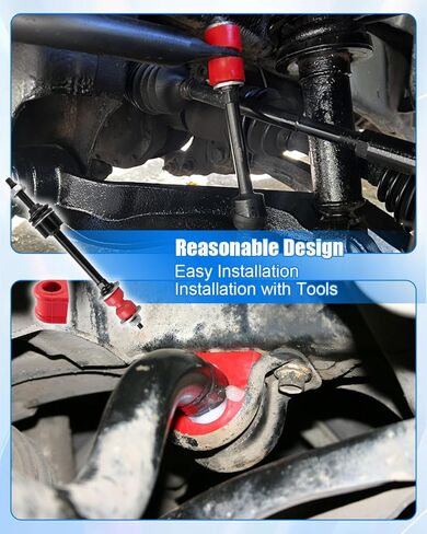 Sway Bar Link with Bushing Fit for Dodge Ram 1500 4WD 2006-2018 Ram 1500 Classic 2019-2024, Sway Bar End Link Replace K80894 5170290AD 5170290AB, Front Suspension Stabilizer Bar Links in Kuwait