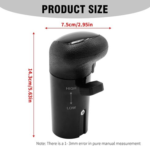 مقبض تحويل السرعة Hoypeyfiy A-6918 18، ناقل الحركة لشاحنات Eaton Fuller عالية التحمل، خيط 1/2 بوصة، يحل محل A-6918 A5013 in Kuwait