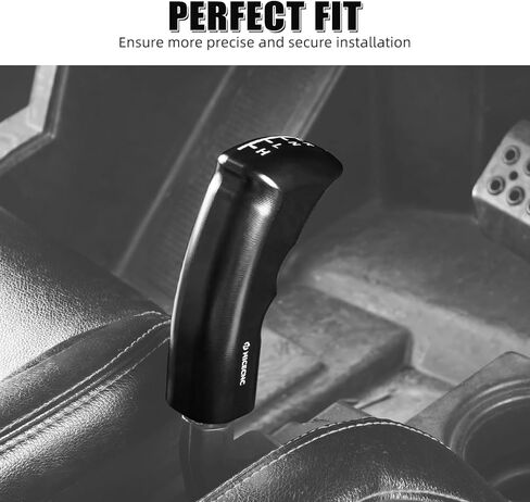NICECNC Black Gear Shift Knob, RZR Gear Selector Shifter Knob Grip Compatible with Polaris ACE 500 2018-2019, RZR 4 800 2012-2013, Sportsman ACE 570 2015, See Fitments in Kuwait