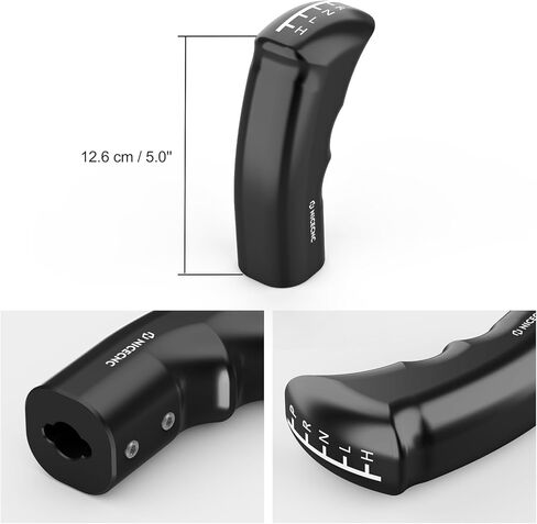 NICECNC Black Gear Shift Knob, RZR Gear Selector Shifter Knob Grip Compatible with Polaris ACE 500 2018-2019, RZR 4 800 2012-2013, Sportsman ACE 570 2015, See Fitments in Kuwait