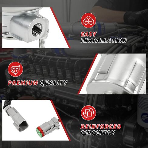 4943048 12V Electric Fuel Lift Pump Kit Compatible with Cummins 6B5.9 ISB5.9 ISB6.7 QSB5.9 QSB6.7 QSC8.3 Replace 5362273 4935730 4932707 3990105 3938367 in Saudi Arabia