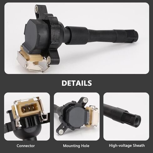 ملف إشعال UF354 OEM - متوافق مع BMW E46 E39 330ci 328i 525i 528i 330i 323i 325i 325ci 325xi 530i Z3 X5 M3 Z8 Land Rover Range Rover - يستبدل # UF354 GN10016 U5005 in Kuwait