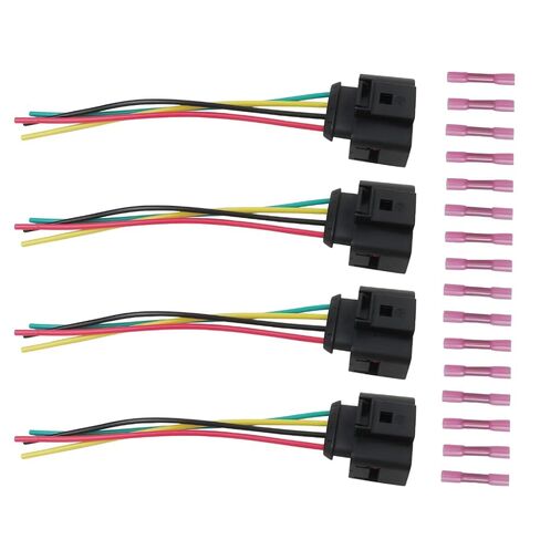 4pcs Ignition Coil Pack Replacement Connector Wire Harness for Audi A4 A4 Quattro 1.8T 2.0T 3.0L 3.2L 2001-2015 in Saudi Arabia
