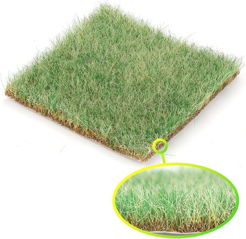 16mm Hand-Torn Miniature Landscape Grass Tufts, Suitable for N and HO Scale Railway Models, Sand Table Military layouts, Three-Dimensional Landscape Models and Architectural Models (16-254) in Saudi Arabia