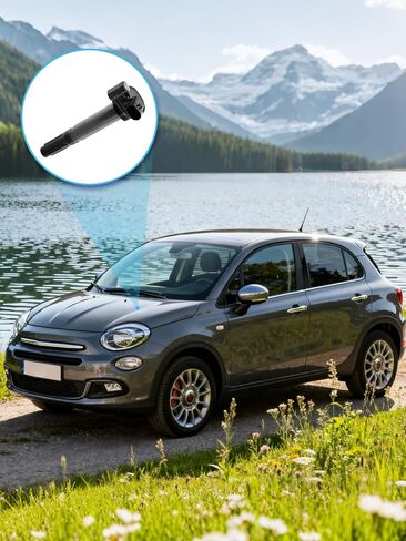 مجموعة TAUTOY مكونة من 4 ملفات إشعال UF649 (1.4 لتر فقط) لـ 2012 2013 2014 2015 2016 Fiat 500,# GN10737 IC752 48769 U5232 C-827 36-8269 68070492AB 68070492AD 68070492AC 5C1872 C1815 in Kuwait