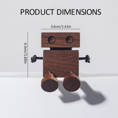 Cute Shaking Wooden Man Figurine Diffuser – Drift Car Air Freshener Wooden Diffuser,Car Dashboard Vent Clip,Reusable Clip Car Odor Eliminator,Long-Lasting Car Air Refresher,Funny Car Accessories Gift in Saudi Arabia