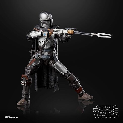 STAR WARS The Black Series The Mandalorian Toy 6-Inch-Scale Collectible Action Figure, Toys for Kids Ages 4 and Up in Saudi Arabia