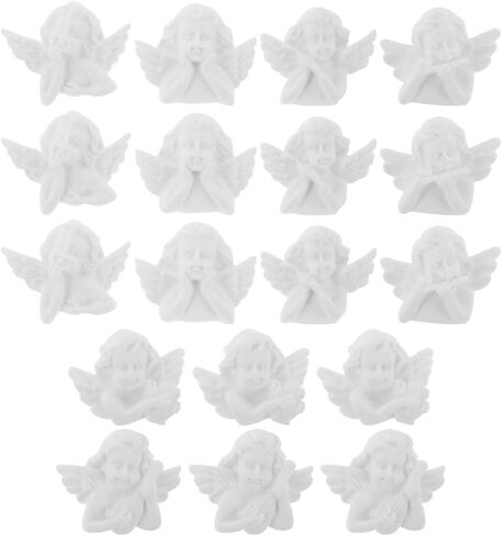 EXCEART 30Pcs Little Angel Resin Embellishments for Phone Case Accessories DIY Craft Decorations for Mobile Cover and Scrapbooking in Saudi Arabia