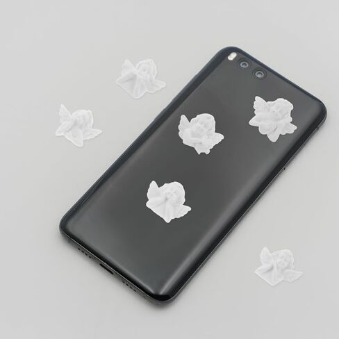 EXCEART 30Pcs Little Angel Resin Embellishments for Phone Case Accessories DIY Craft Decorations for Mobile Cover and Scrapbooking in Saudi Arabia