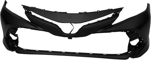 FitParts Compatible With Front Bumper Cover Fascia 2018 2019 2020 Toyota Camry CAPA Sedan TO1000438 Hybrid L LE XLE. New, Primed and Ready for Paint. 521190X936 in Kuwait