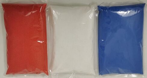 CalCastle Craft Color Sand 6 lbs (2 lbs per Pack) Red White and Blue Colored Sand Pack American Bundle Pack July 4th Colors … in Saudi Arabia