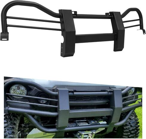 واقي فرشاة مصبغة المصد الأمامي من KUAFU متوافق مع 2015-2022 Kawasaki Mule PRO FX FXT DX DXT CAMO EPS لاستبدال 99994-0412 فولاذ مطلي بمسحوق أسود in Kuwait