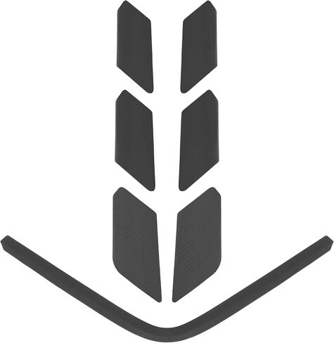 Rear Dry Bay Vent Block Compatible with 2020-2024 Chevy Chevrolet Corvette C8 Engine Bay Air Vent Inserts for Car Washing Hatch Hood Wash Cover Window Spoiler Plastic(ABS) Unfinished Black in Kuwait