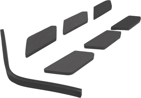Rear Dry Bay Vent Block Compatible with 2020-2024 Chevy Chevrolet Corvette C8 Engine Bay Air Vent Inserts for Car Washing Hatch Hood Wash Cover Window Spoiler Plastic(ABS) Unfinished Black in Kuwait