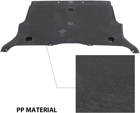 DOTCOM Front Under Engine Cover Splash Guard Compatible with Tesla Model 3 2017 2018 2019 2020 2021 2022 2023 1104312-00-B Black in Saudi Arabia