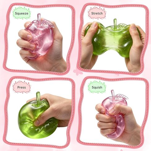 Stress Relief Toy,Slow Rebound Soft Hand Relax Tool, Portable Office Desktop Pressure Calming Gadget, Durable TPR Hand Massage Decompression Ornament(Cyan) in Saudi Arabia