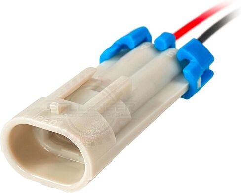 Ballenger Motorsports - متوافق مع GM Delphi/Packard - 2 Way Metripack 150 Receptacle Connector Pigtail - رمادي in Kuwait