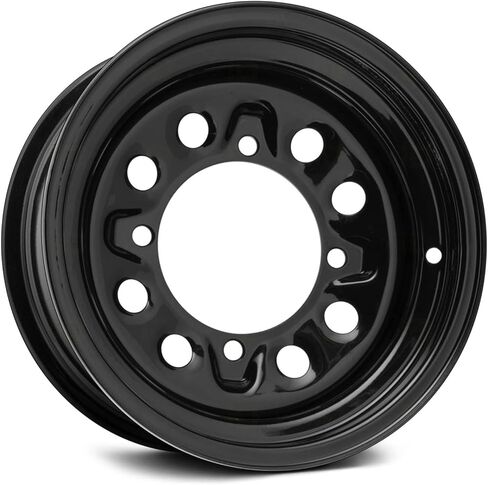 QuadBoss RT-FC0175127156BLA Steely Wheel - 12x7-4+3-4/156 - Black in Saudi Arabia