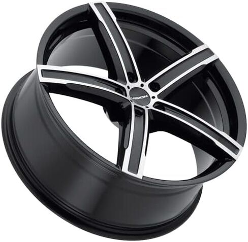 Vision 469 Boost 16x7 5x108 +40mm Black/Machined Wheel Rim 16" Inch in Kuwait