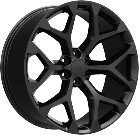 Replica 177GB Snowflake 20x9 6x5.5" +24mm Gloss Black Wheel Rim 20" Inch in Saudi Arabia