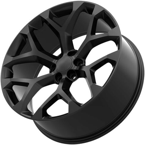 Replica 177GB Snowflake 20x9 6x5.5" +24mm Gloss Black Wheel Rim 20" Inch in Saudi Arabia