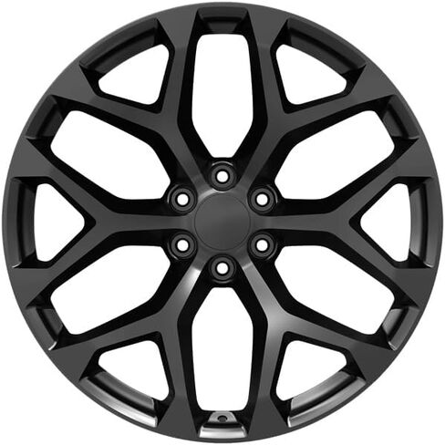 Replica 177GB Snowflake 20x9 6x5.5" +24mm Gloss Black Wheel Rim 20" Inch in Saudi Arabia