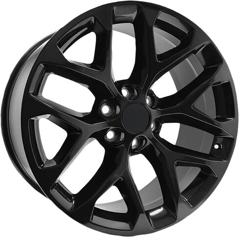 Replica 177GB Snowflake 20x9 6x5.5" +24mm Gloss Black Wheel Rim 20" Inch in Saudi Arabia