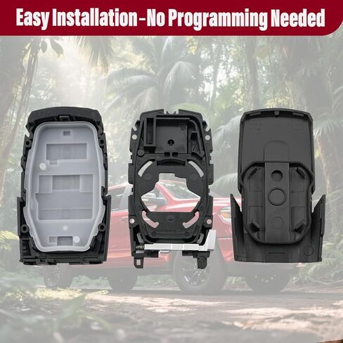 Key Fob Case Replacement for Ram 1500 2019 2020 2021 2022 2023, Replace Part 68291687 FCC ID: OHT-4882056, 4-Button Empty Remote Shell Cover (No Electronics) - Durable & Easy to Installl in Saudi Arabia