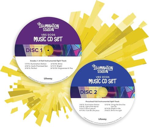 Lifeway Kids VBS 2026 Illumination Station Music CD Set in Saudi Arabia
