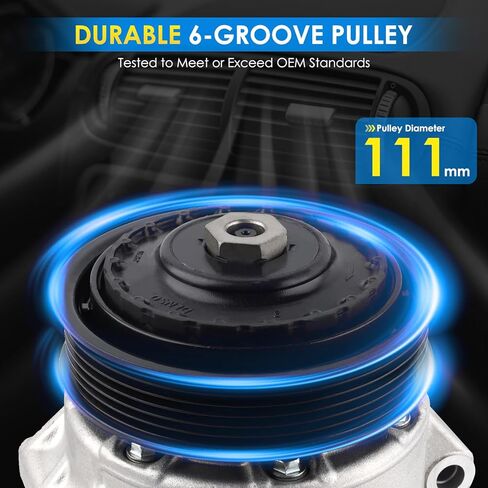ضاغط مكيف الهواء للسيارة مناسب لسيارة Toyota Camry 2.5L 2012-2017، RAV4 2.5L 2009-2012 ضاغط تيار متردد بديل للسيارات 8831042331 8831042330 883100R013 ضاغط مكيف الهواء للسيارة CO 11303C in Kuwait