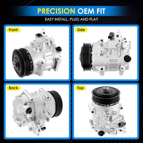 ضاغط مكيف الهواء للسيارة مناسب لسيارة Toyota Camry 2.5L 2012-2017، RAV4 2.5L 2009-2012 ضاغط تيار متردد بديل للسيارات 8831042331 8831042330 883100R013 ضاغط مكيف الهواء للسيارة CO 11303C in Kuwait