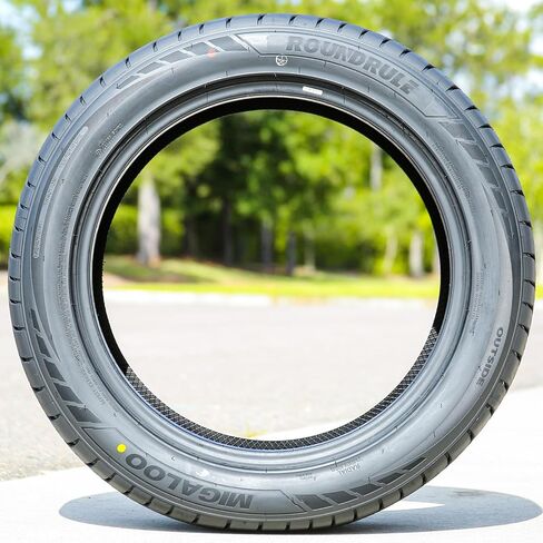 Roundrule Migaloo Truck/SUV All-Weather High Performance Radial Tire-285/45R20 285/45ZR20 285/45/20 285/45-20 112W Load Range XL 4-Ply BSW Black Side Wall in Saudi Arabia